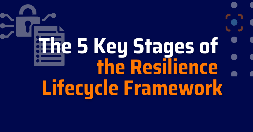 What are the 5 Key Stages of Resilience Lifecycle Framework