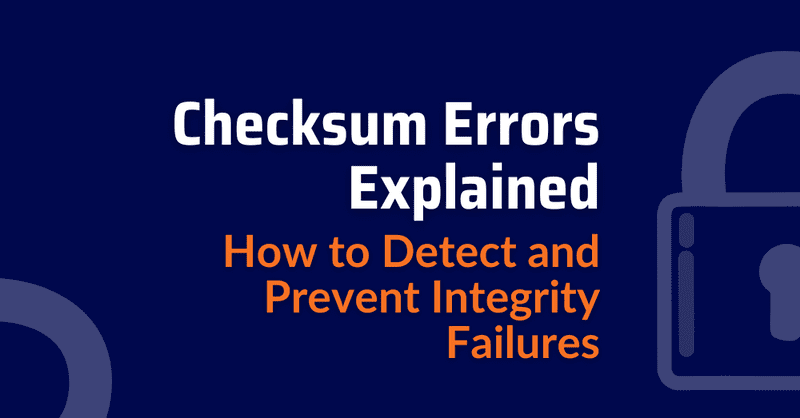 Checksum errors