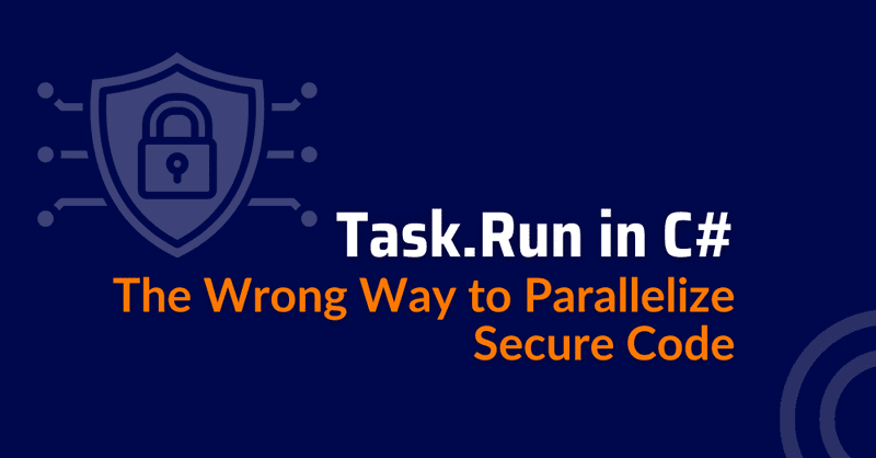 task.run c# - async programming - parallel execution